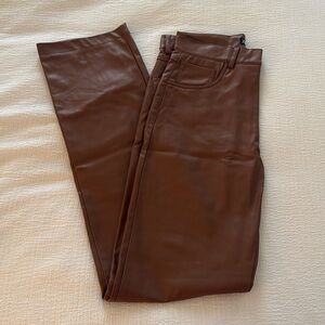 Zara leather pants